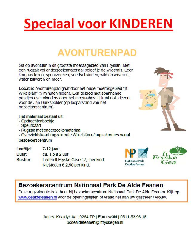 Avonturenpad Flyer