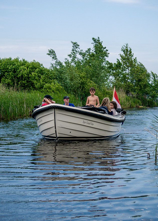 Genießen Sie auf dem Wasser